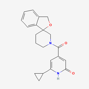 6-cyclopropyl-4-(spiro[1H-2-benzofuran-3,3'-piperidine]-1'-carbonyl)-1H-pyridin-2-one