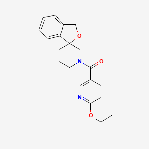 (6-propan-2-yloxypyridin-3-yl)-spiro[1H-2-benzofuran-3,3'-piperidine]-1'-ylmethanone