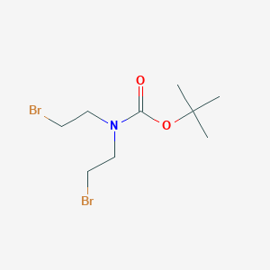 molecular formula C9H17Br2NO2 B067688 N-Boc-N,N-bis(2-bromoethyl)amine CAS No. 159635-50-4