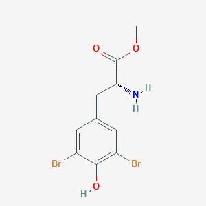molecular formula C10H11Br2NO3 B067699 (R)-Methyl 2-amino-3-(3,5-dibromo-4-hydroxyphenyl)propanoate CAS No. 173383-29-4