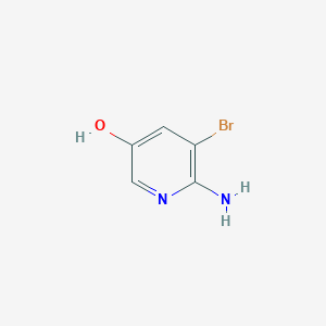 molecular formula C5H5BrN2O B067701 6-氨基-5-溴吡啶-3-醇 CAS No. 186593-53-3