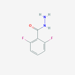 molecular formula C7H6F2N2O B067714 2,6-Difluorobenzhydrazide CAS No. 172935-91-0