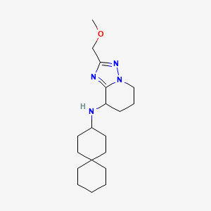 2-(methoxymethyl)-N-spiro[5.5]undecan-3-yl-5,6,7,8-tetrahydro-[1,2,4]triazolo[1,5-a]pyridin-8-amine