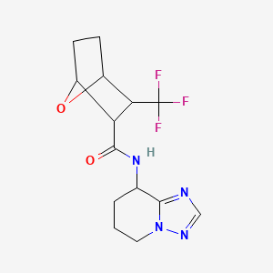 N-(5,6,7,8-tetrahydro-[1,2,4]triazolo[1,5-a]pyridin-8-yl)-3-(trifluoromethyl)-7-oxabicyclo[2.2.1]heptane-2-carboxamide