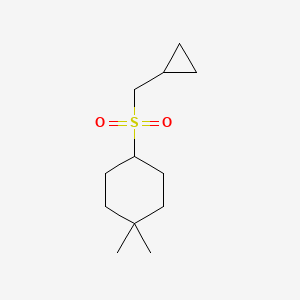 4-(Cyclopropylmethylsulfonyl)-1,1-dimethylcyclohexane