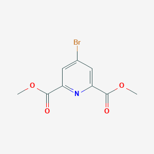 molecular formula C9H8BrNO4 B067720 4-溴吡啶-2,6-二甲酸二甲酯 CAS No. 162102-79-6