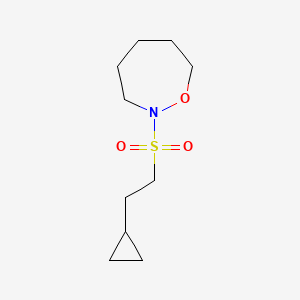 2-(2-Cyclopropylethylsulfonyl)oxazepane