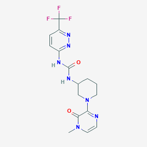 1-[1-(4-Methyl-3-oxopyrazin-2-yl)piperidin-3-yl]-3-[6-(trifluoromethyl)pyridazin-3-yl]urea