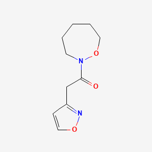 1-(Oxazepan-2-yl)-2-(1,2-oxazol-3-yl)ethanone