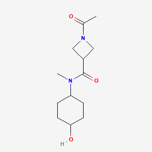 1-acetyl-N-(4-hydroxycyclohexyl)-N-methylazetidine-3-carboxamide