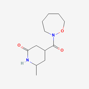 6-Methyl-4-(oxazepane-2-carbonyl)piperidin-2-one