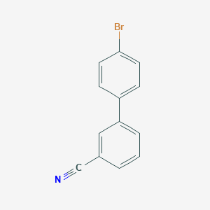 molecular formula C13H8BrN B067727 3-(4-Bromophenyl)benzonitrile CAS No. 192699-42-6