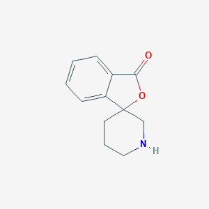 molecular formula C12H13NO2 B067735 3H-Spiro[isobenzofuran-1,3'-piperidin]-3-one CAS No. 189321-67-3