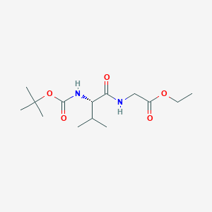 molecular formula C14H26N2O5 B6773982 BOC-Val-Gly-OEt 