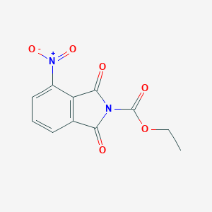 molecular formula C11H8N2O6 B067749 4-Nitro-N-carboethoxyphthalimide CAS No. 190910-88-4