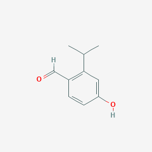 molecular formula C10H12O2 B067754 4-Hydroxy-2-isopropylbenzaldehyde CAS No. 181035-58-5