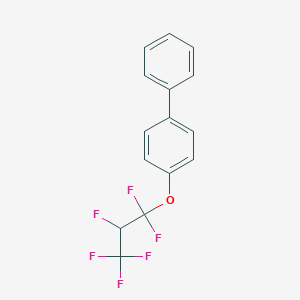 B067782 4-(1,1,2,3,3,3-Hexafluoropropoxy)-biphenyl CAS No. 175838-51-4