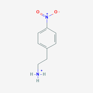 molecular formula C8H11N2O2+ B067801 2-(4-Nitrophenyl)ethylazanium CAS No. 173738-40-4