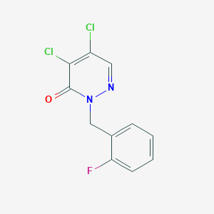 4,5-Dichloro-2-(2-fluorobenzyl)pyridazine-3(2H)-one