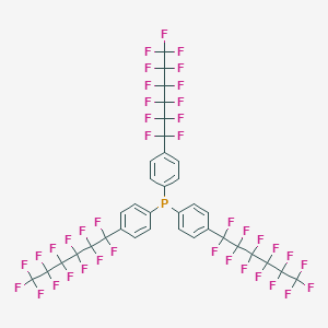 molecular formula C36H12F39P B067816 三[4-(十三氟己基)苯基]膦 CAS No. 193197-68-1