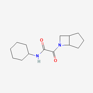 2-(6-azabicyclo[3.2.0]heptan-6-yl)-N-cyclohexyl-2-oxoacetamide