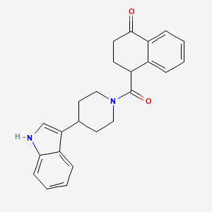 4-[4-(1H-indol-3-yl)piperidine-1-carbonyl]-3,4-dihydro-2H-naphthalen-1-one