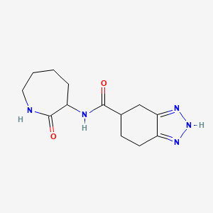 N-(2-oxoazepan-3-yl)-4,5,6,7-tetrahydro-2H-benzotriazole-5-carboxamide