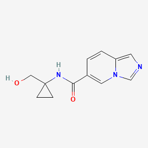 N-[1-(hydroxymethyl)cyclopropyl]imidazo[1,5-a]pyridine-6-carboxamide