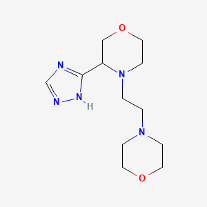 4-(2-morpholin-4-ylethyl)-3-(1H-1,2,4-triazol-5-yl)morpholine