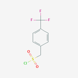 B067842 [4-(Trifluoromethyl)phenyl]methanesulfonyl chloride CAS No. 163295-75-8