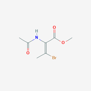 B067856 Methyl-(2E)-2-acetylamino-3-bromo-2-butenoate CAS No. 188656-15-7