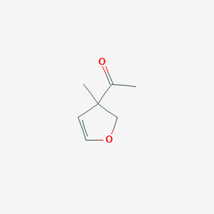 B067857 1-(3-methyl-2H-furan-3-yl)ethanone CAS No. 183013-99-2