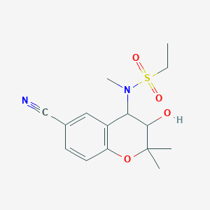 molecular formula C15H20N2O4S B067870 Chromanol 293B CAS No. 163163-24-4