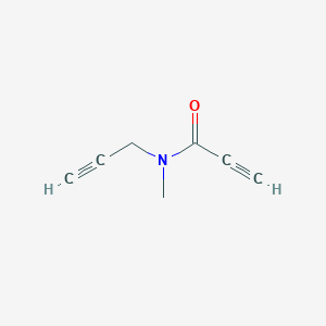 molecular formula C7H7NO B067886 N-methyl-N-prop-2-ynylprop-2-ynamide CAS No. 177659-25-5