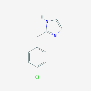 molecular formula C10H9ClN2 B067889 2-(4-Chlorobenzyl)-1H-imidazole CAS No. 172321-32-3