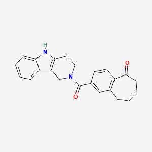 2-(1,3,4,5-Tetrahydropyrido[4,3-b]indole-2-carbonyl)-6,7,8,9-tetrahydrobenzo[7]annulen-5-one