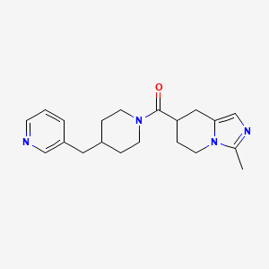 (3-Methyl-5,6,7,8-tetrahydroimidazo[1,5-a]pyridin-7-yl)-[4-(pyridin-3-ylmethyl)piperidin-1-yl]methanone