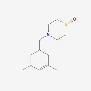 4-[(3,5-Dimethylcyclohex-3-en-1-yl)methyl]-1,4-thiazinane 1-oxide