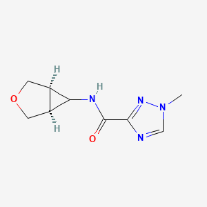 1-methyl-N-[(1R,5S)-3-oxabicyclo[3.1.0]hexan-6-yl]-1,2,4-triazole-3-carboxamide