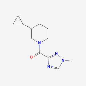 (3-Cyclopropylpiperidin-1-yl)-(1-methyl-1,2,4-triazol-3-yl)methanone