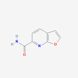 molecular formula C8H6N2O2 B067896 Furo[2,3-b]pyridine-6-carboxamide CAS No. 190957-77-8