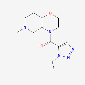 (3-ethyltriazol-4-yl)-(6-methyl-3,4a,5,7,8,8a-hexahydro-2H-pyrido[4,3-b][1,4]oxazin-4-yl)methanone