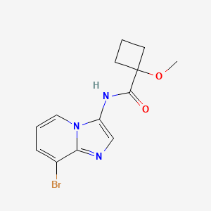 N-(8-bromoimidazo[1,2-a]pyridin-3-yl)-1-methoxycyclobutane-1-carboxamide