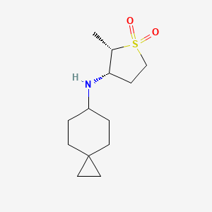 (2S,3S)-2-methyl-1,1-dioxo-N-spiro[2.5]octan-6-ylthiolan-3-amine