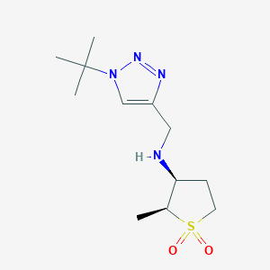 (2S,3S)-N-[(1-tert-butyltriazol-4-yl)methyl]-2-methyl-1,1-dioxothiolan-3-amine