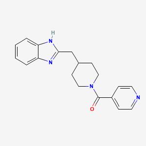 [4-(1H-benzimidazol-2-ylmethyl)piperidin-1-yl]-pyridin-4-ylmethanone