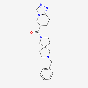 (7-Benzyl-2,7-diazaspiro[4.4]nonan-2-yl)-(5,6,7,8-tetrahydro-[1,2,4]triazolo[4,3-a]pyridin-6-yl)methanone