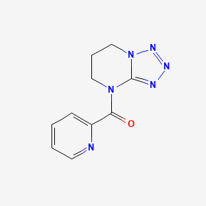 6,7-dihydro-5H-tetrazolo[1,5-a]pyrimidin-4-yl(pyridin-2-yl)methanone