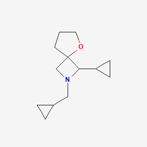 3-Cyclopropyl-2-(cyclopropylmethyl)-5-oxa-2-azaspiro[3.4]octane