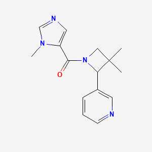 (3,3-Dimethyl-2-pyridin-3-ylazetidin-1-yl)-(3-methylimidazol-4-yl)methanone